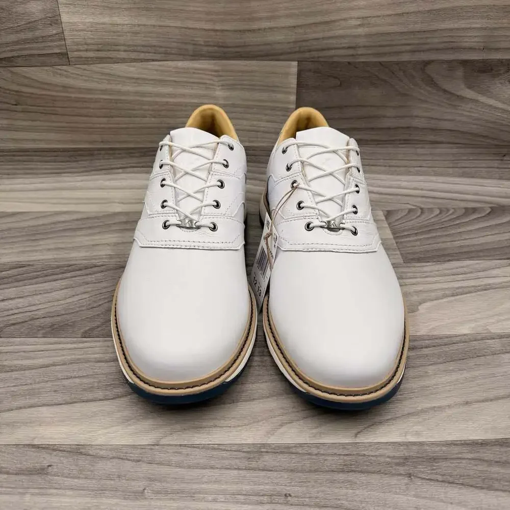 Adidas MC Z-Traxion NWOT Spikeless Golf Shoe White Preloved Ink